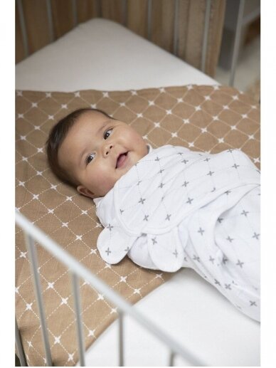 Baby Swaddle, 4-6 months by Meyco Baby, Louis grey, TOG 1,0 3