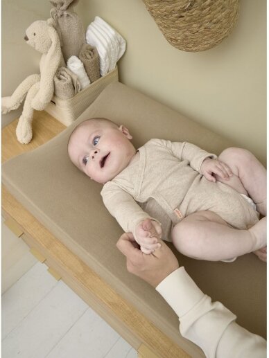 Development pole cover Jersey Taupe 2 pcs. 50x70, Meyco Baby 1