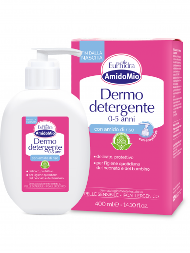 Dermatological cleanser for babies and children 0+ 400ml, AmidoMio