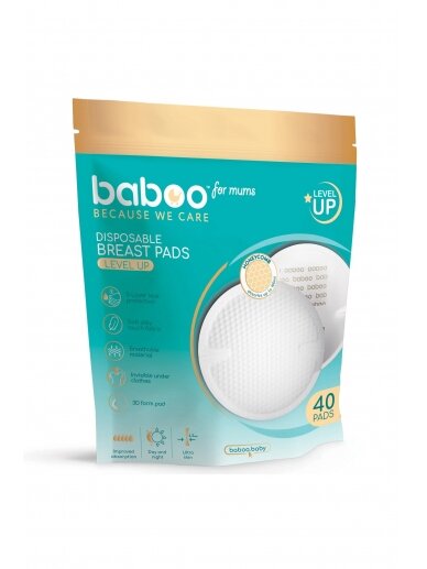 Disposable bra pads, 40 pcs, Baboo