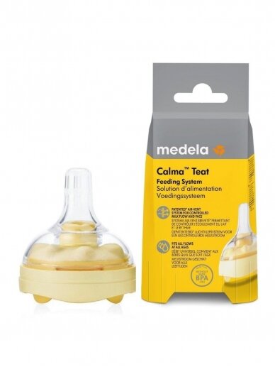 Pacifier on a bottle, Calma Treat, Medela